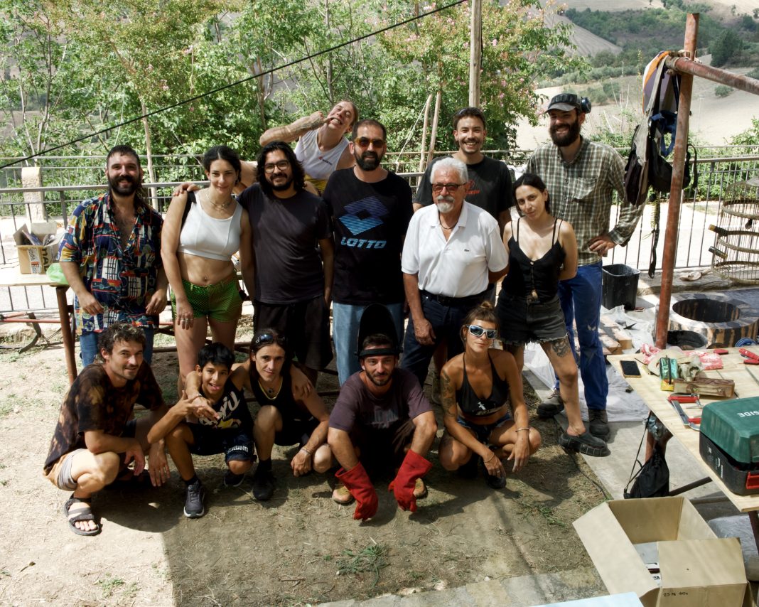 Foto di gruppo dei partecipanti a Monte Male
